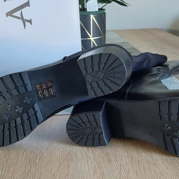 Alberto Black Dress Boots - Picture 2 of 4